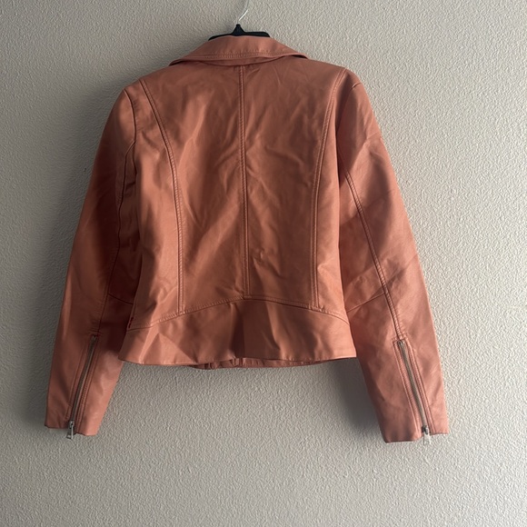 Levi's womens Faux Leather Asymmetrical Moto Jacket size M - Picture 9 of 11